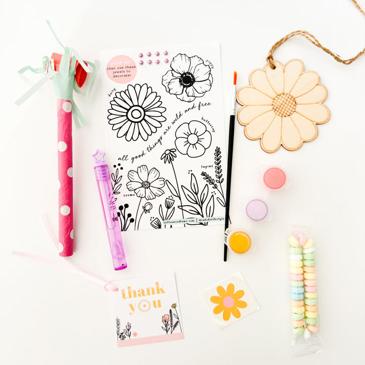 Wildflower Party Favor Bag