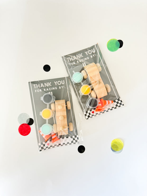 Race Car Painting Party Favor