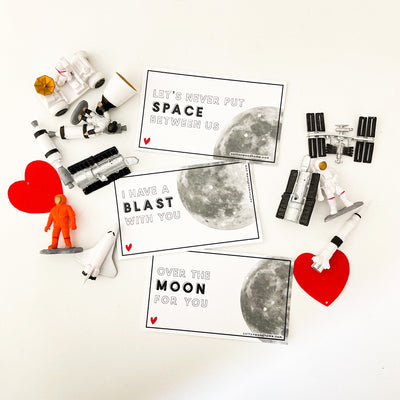 Space Valentine Card Kit - 12 Count