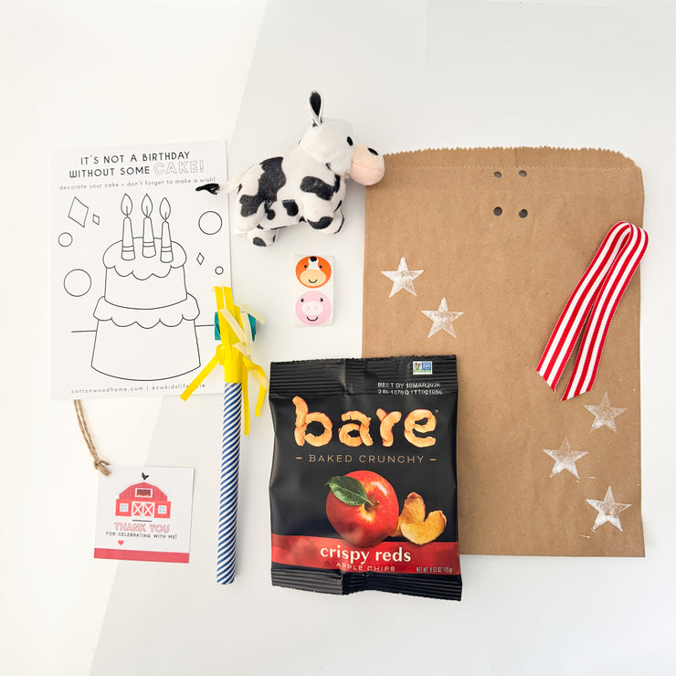 Farm Favor Bag - Red