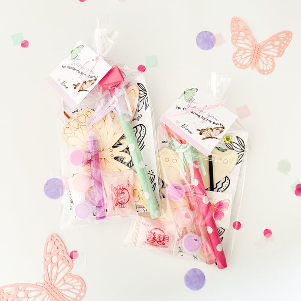 Butterfly Party Favor Bag