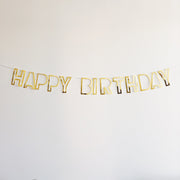 Happy Birthday Party Garland -  Rose Gold