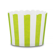 Snack Baking Cup - Lime Stripe