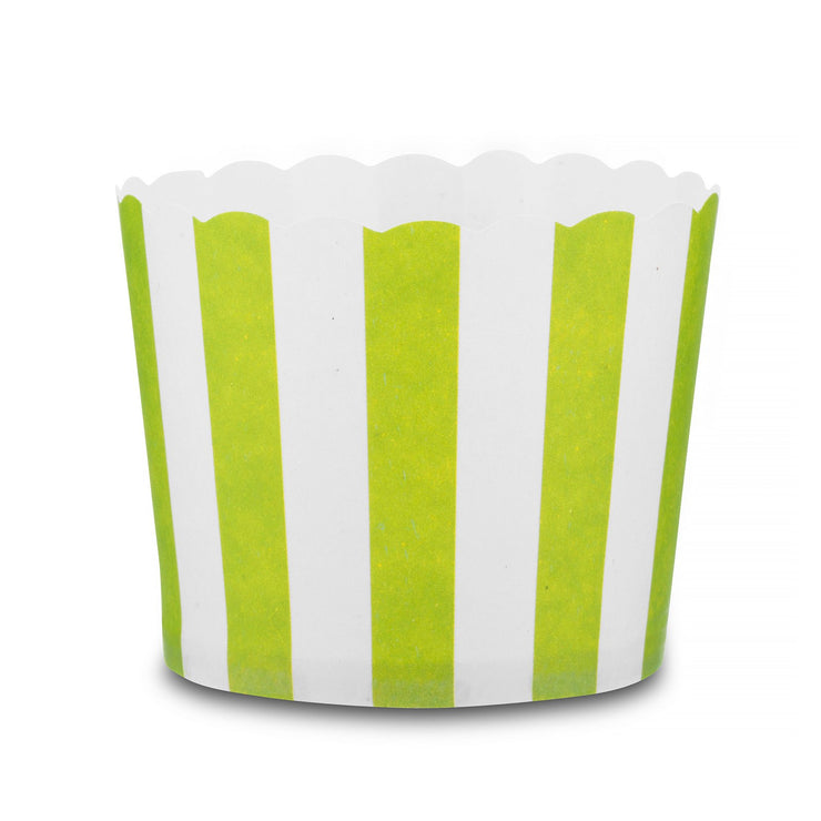 Snack Baking Cup - Lime Stripe