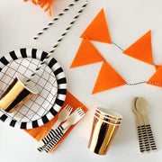 Party Garland - DIY Orange Felt Bunting