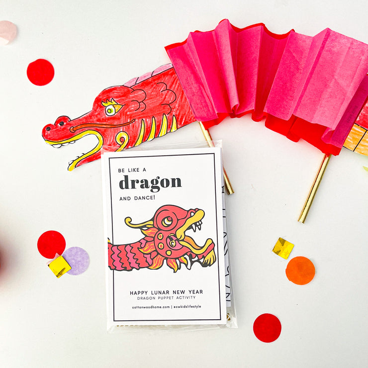 Lunar New Year Dragon Puppet Activity