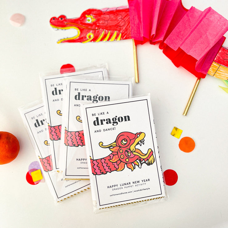 Lunar New Year Dragon Puppet Activity