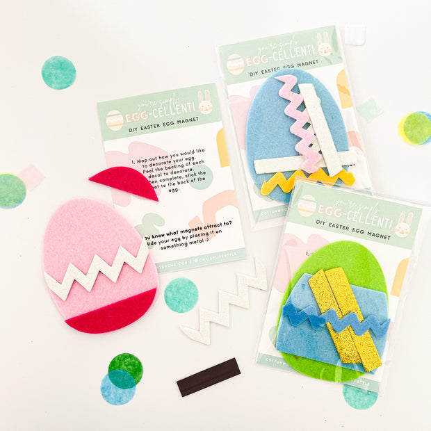 DIY Easter Egg Magnet - Set of 3