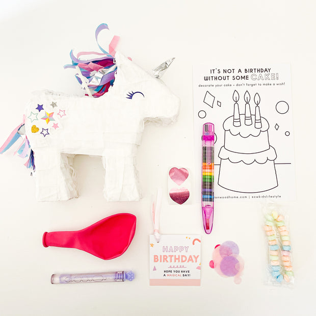 Unicorn Party Favor Pinata