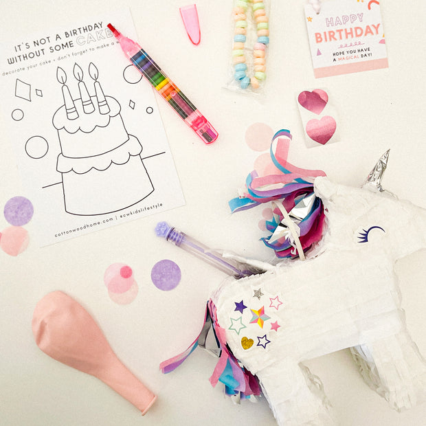 Unicorn Party Favor Pinata