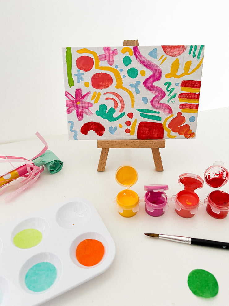 Paint Party Kit - Mini Canvases - Paint The Town