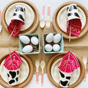 farm animal party table