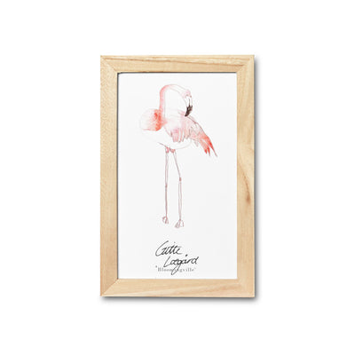 Wall Art - Flamingo Print Framed