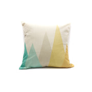 Geometric Tall Triangles Pillow