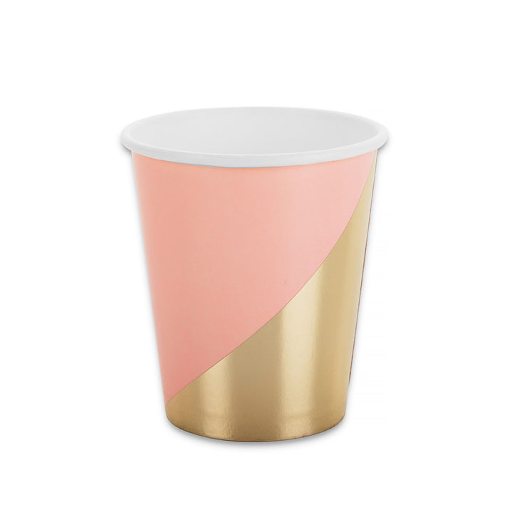 Party Paper Cup - Blush and Gold