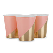 Party Paper Cup - Blush and Gold