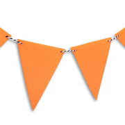 Party Garland - DIY Orange Felt Bunting