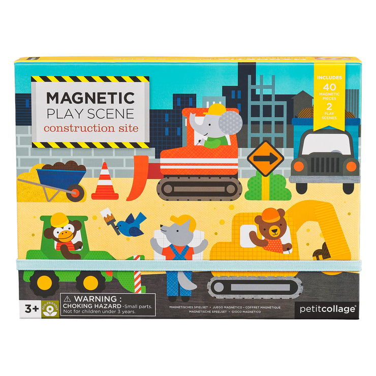 Kids Gift - Magnetic Play Scene - Construction