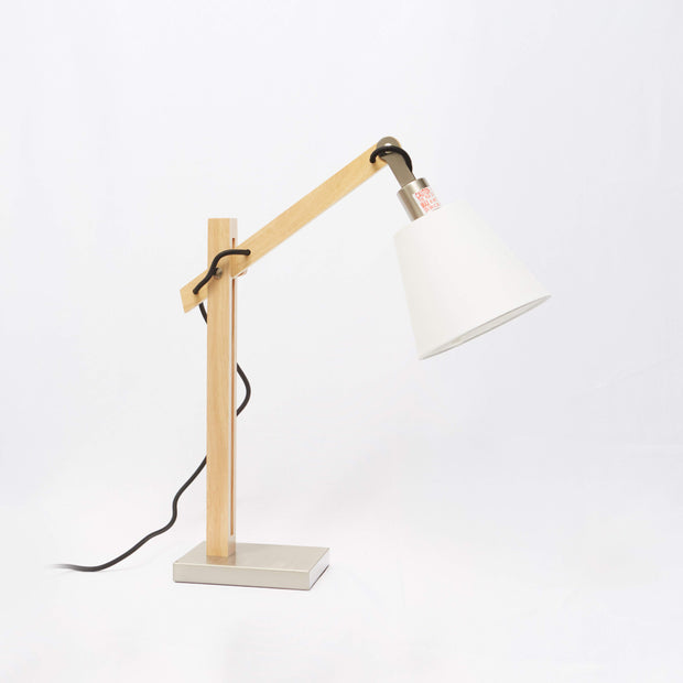 Natural Wood Table Lamp