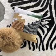 Decorative Throw Pillow - Round Faux Fur Mustard