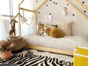 Zebra Print Area Rug