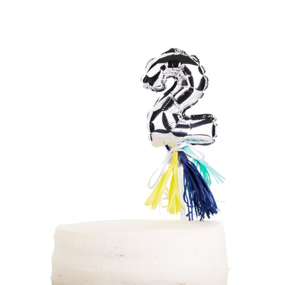 Cake Topper Set - Mini Number Balloon Set
