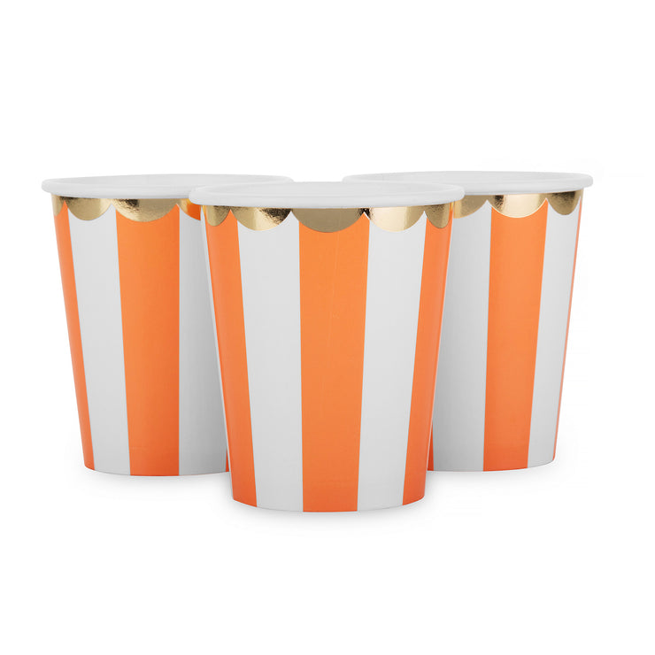 Party Paper Cup - Coral Stripe