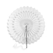 Party Paper Decor - Fan - Blue White Gray - 3 Pack