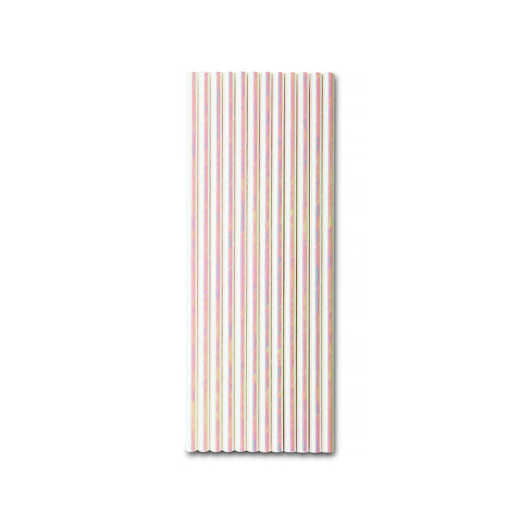 Party Paper Straw - Iridescent