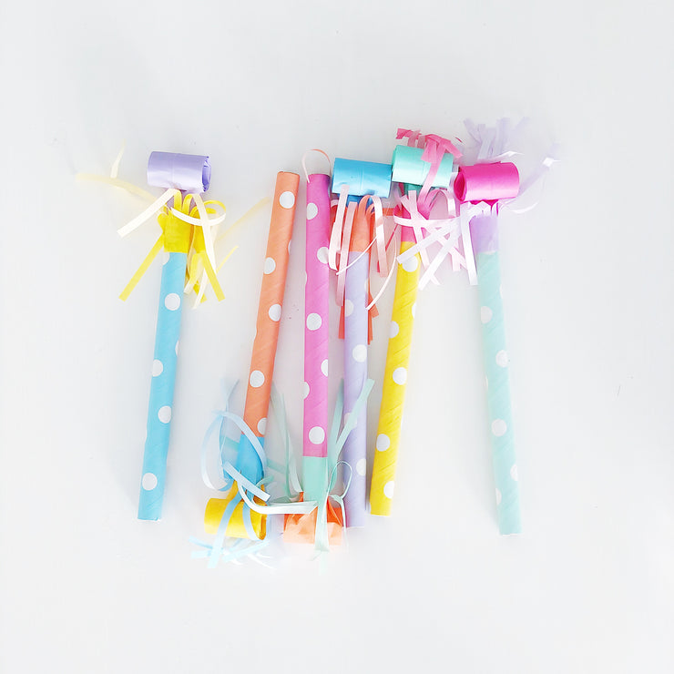 Pastel Party Blowers