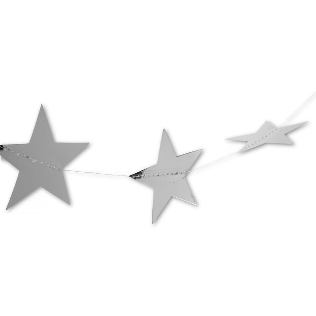 Party Garland - Silver Star Garland